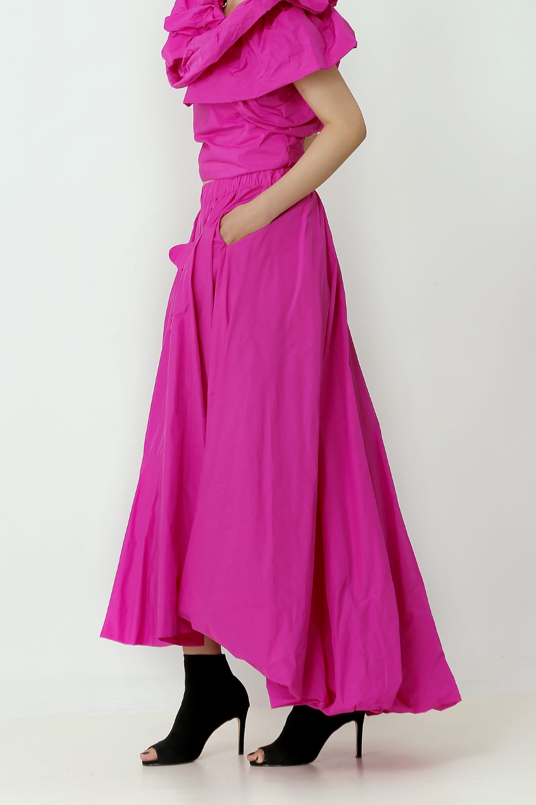 Balloon Skirt - Fuchsia