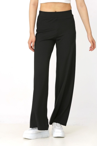 注目 Basic Plain Black - Pants Jersey スーツ・フォーマル・ドレス